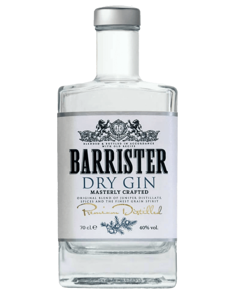 Barrister Dry Gin 700ml - Premium Range from Barrister - Just $79.99! Shop now at Liquor Man Australia Online