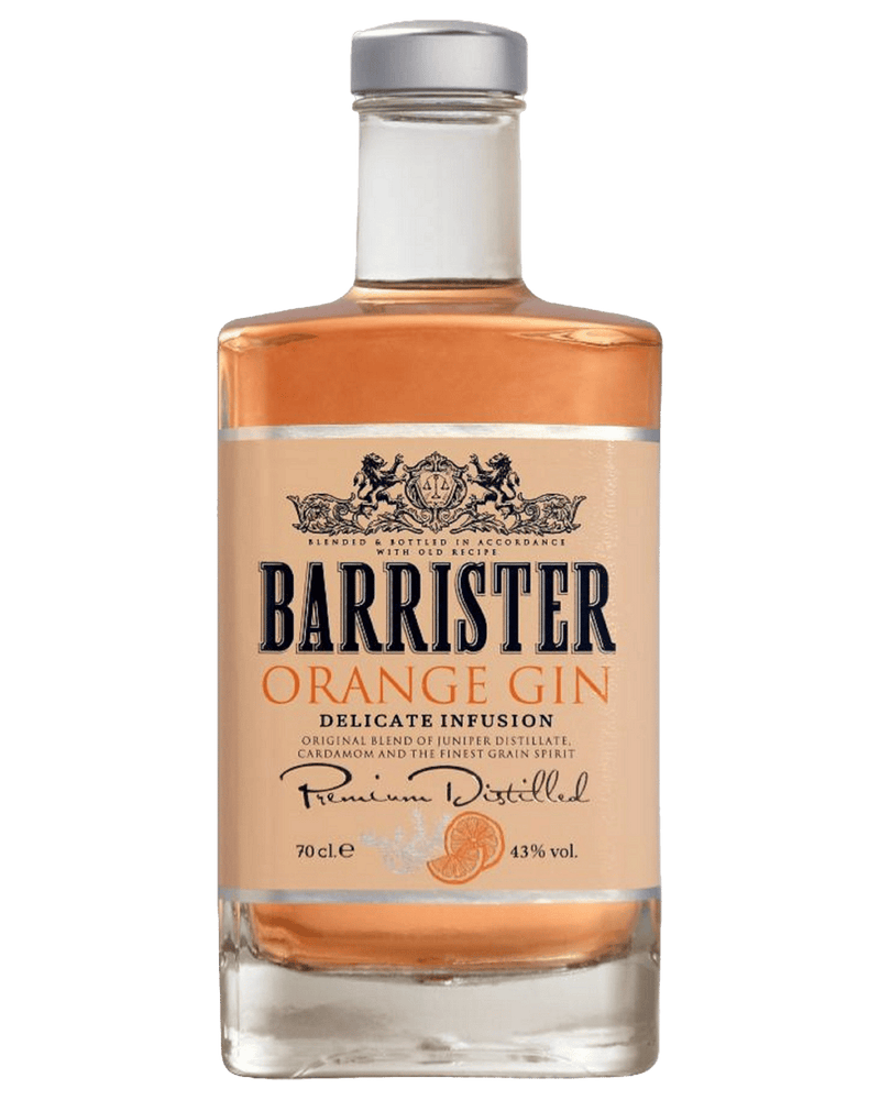 Barrister Orange Gin 700ml - Premium Range from Barrister - Just $77.99! Shop now at Liquor Man Australia Online