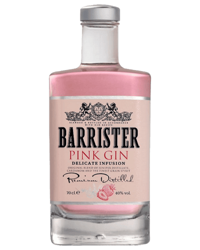 Barrister Pink Gin 700ml - Premium Range from Barrister - Just $77.99! Shop now at Liquor Man Australia Online