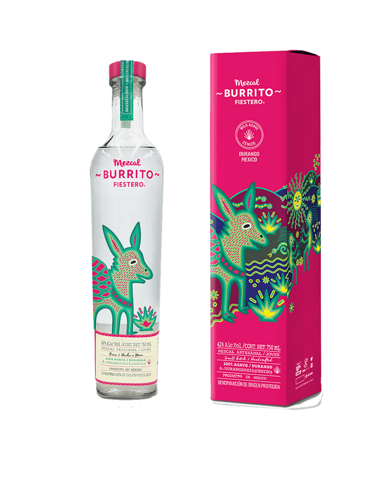 Burrito Fiestero Cenizo Mezcal - Premium Range from Burrito - Just $110! Shop now at Liquor Man Australia Online