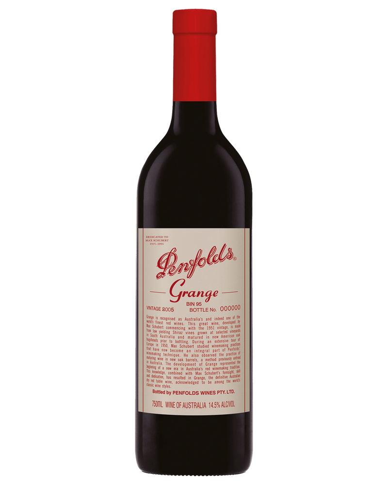 Penfolds Grange 2005 750ml - Premium Range from Penfolds - Just $1999.99! Shop now at Liquor Man Australia Online