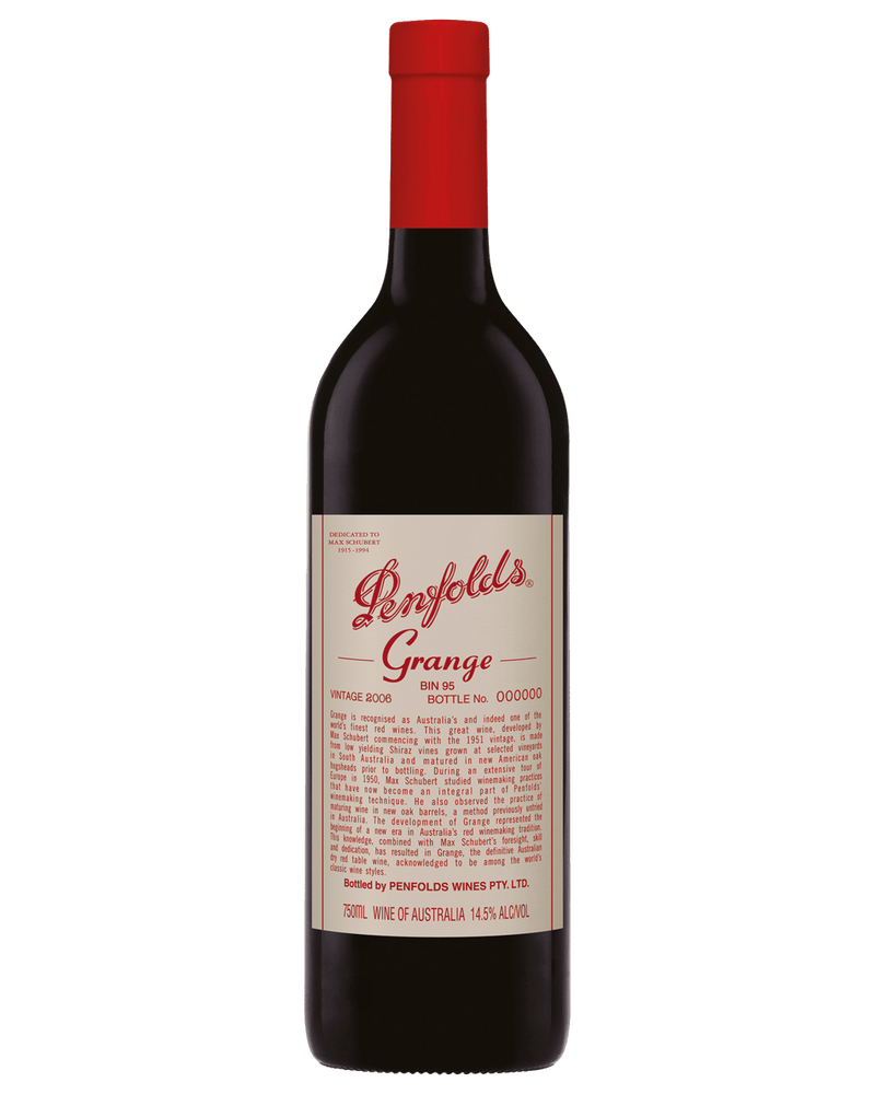 Penfolds Grange 2006 750ml - Premium Range from Penfolds - Just $1899.99! Shop now at Liquor Man Australia Online