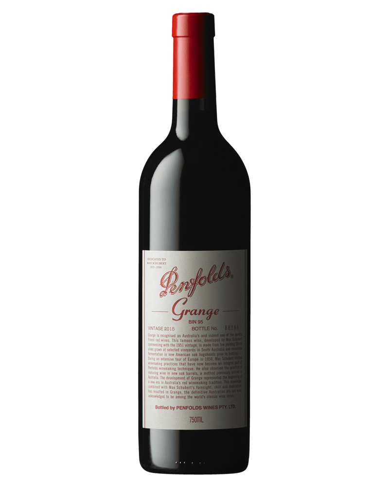 Penfolds Grange 2015 750ml - Premium Range from Penfolds - Just $999.99! Shop now at Liquor Man Australia Online