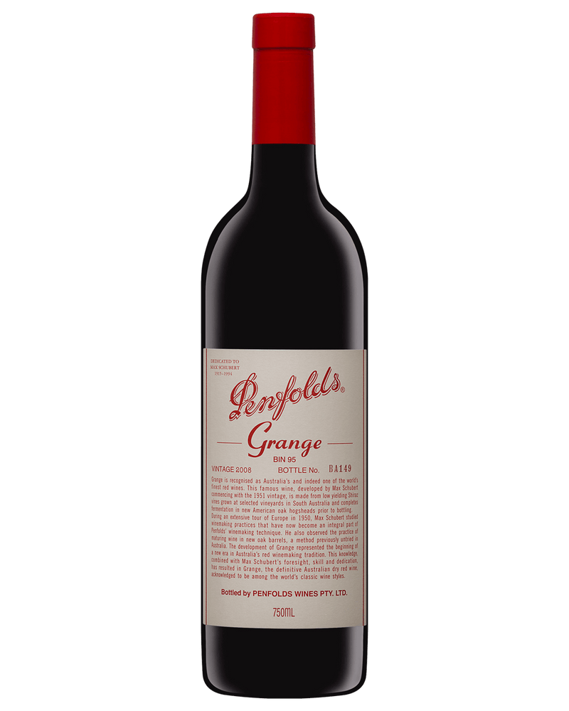 Penfolds Grange 2008 750ml - Premium Range from Penfolds - Just $1699.99! Shop now at Liquor Man Australia Online