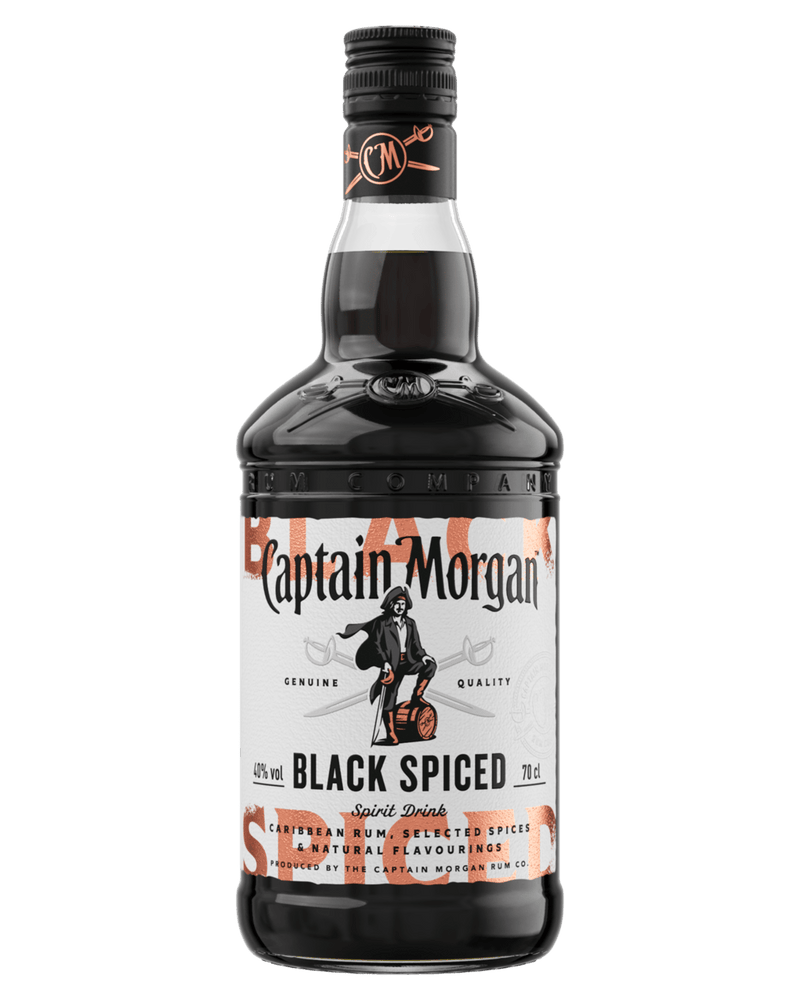 Captain Morgan Black Spiced 700ml - Premium Range from Captain Morgan - Just $64.99! Shop now at Liquor Man Australia Online