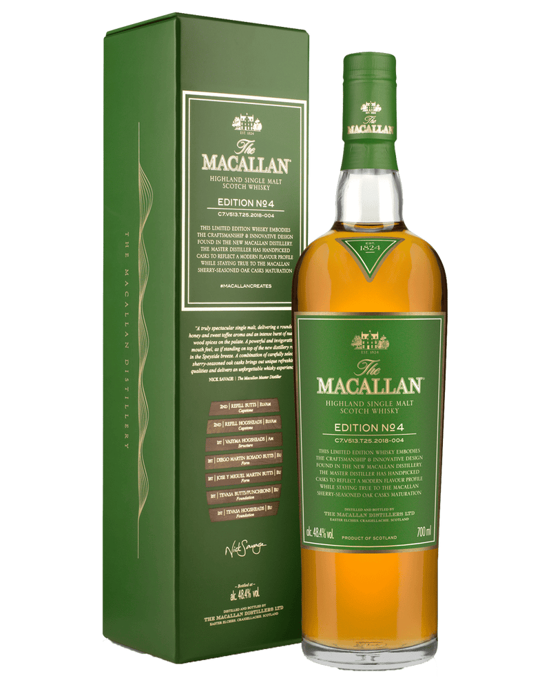 Macallan Edition No. 2 Single Malt Scotch Whisky 700ml - Premium Range from Macallan - Just $1999.99! Shop now at Liquor Man Australia Online