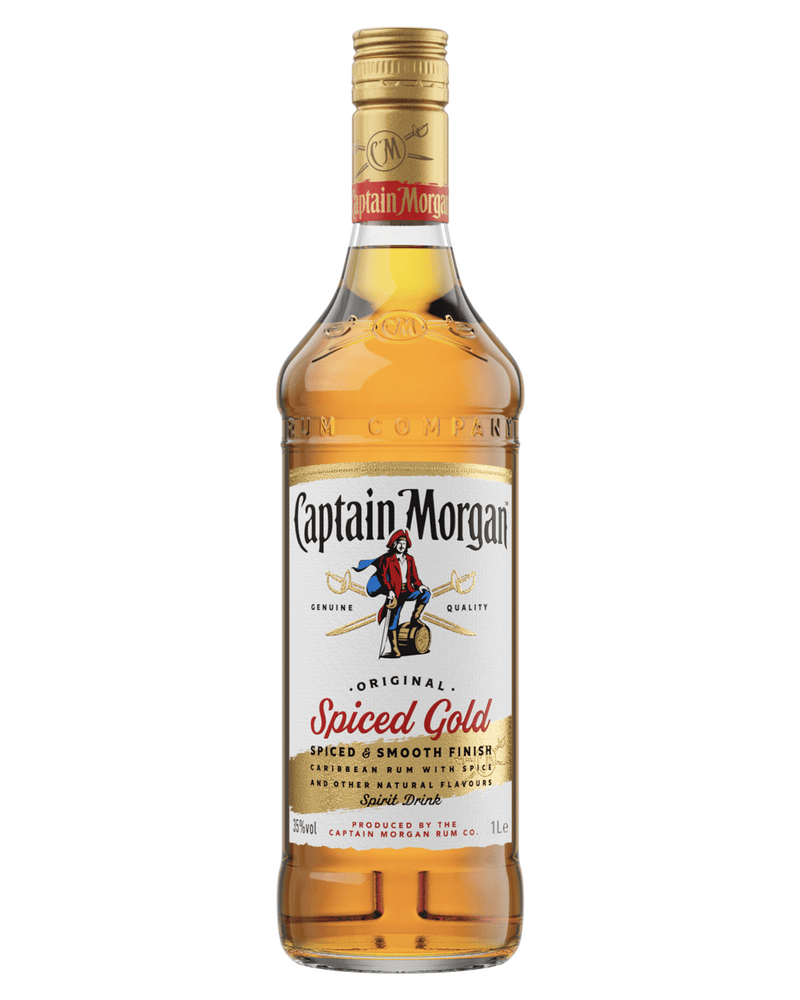 Captain Morgan Spiced Gold Rum 1Lt - Premium Range from Captain Morgan - Just $79.99! Shop now at Liquor Man Australia Online