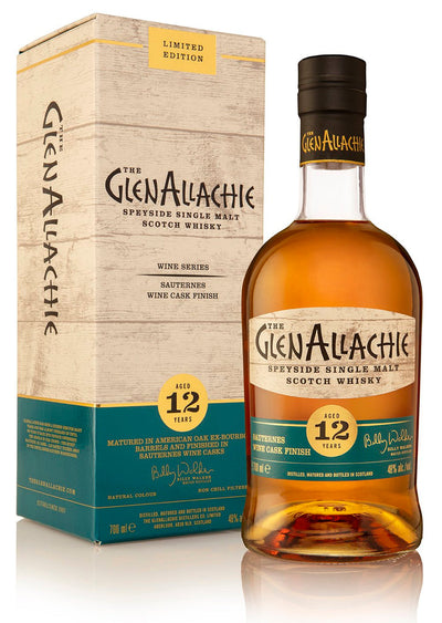 GlenAllachie 12 Year Old Sauternes Wine Cask Finish - Premium Range from GlenAllachie - Just $204.99! Shop now at Liquor Man Australia Online