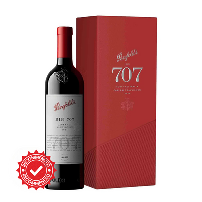 Penfolds Bin 707 Cabernet Sauvignon 2021 Gift Box 750ml - Premium Range from Penfolds - Just $699.99! Shop now at Liquor Man Australia Online