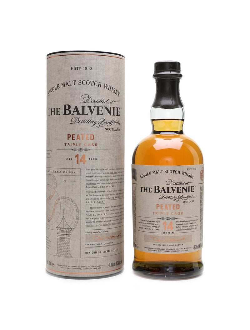 Balvenie 14 Years Peated Triple Cask 700ml - Premium Range from Balvenie - Just $229.99! Shop now at Liquor Man Australia Online