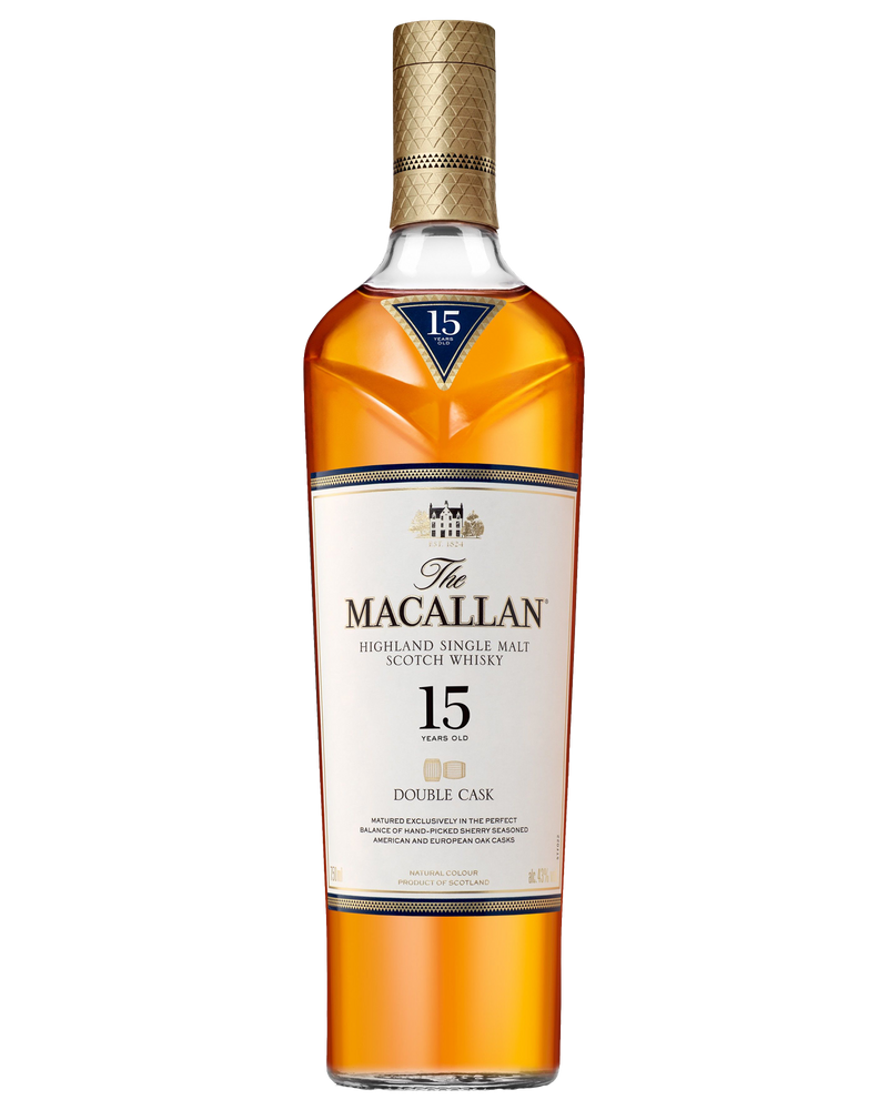 The Macallan Double Cask 15 Year Old Single Malt Scotch Whisky 700mL - Premium Range from Macallan - Just $349.99! Shop now at Liquor Man Australia Online