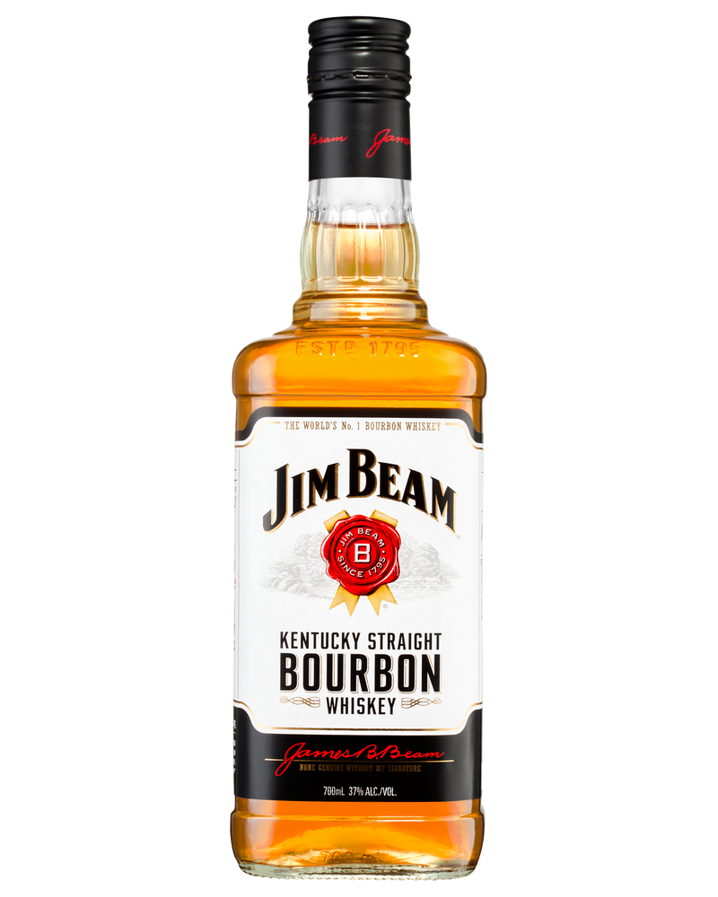 Jim Beam White Label Kentucky Straight Bourbon Whiskey 700mL - Premium Range from Jim Beam - Just $44.99! Shop now at Liquor Man Australia Online